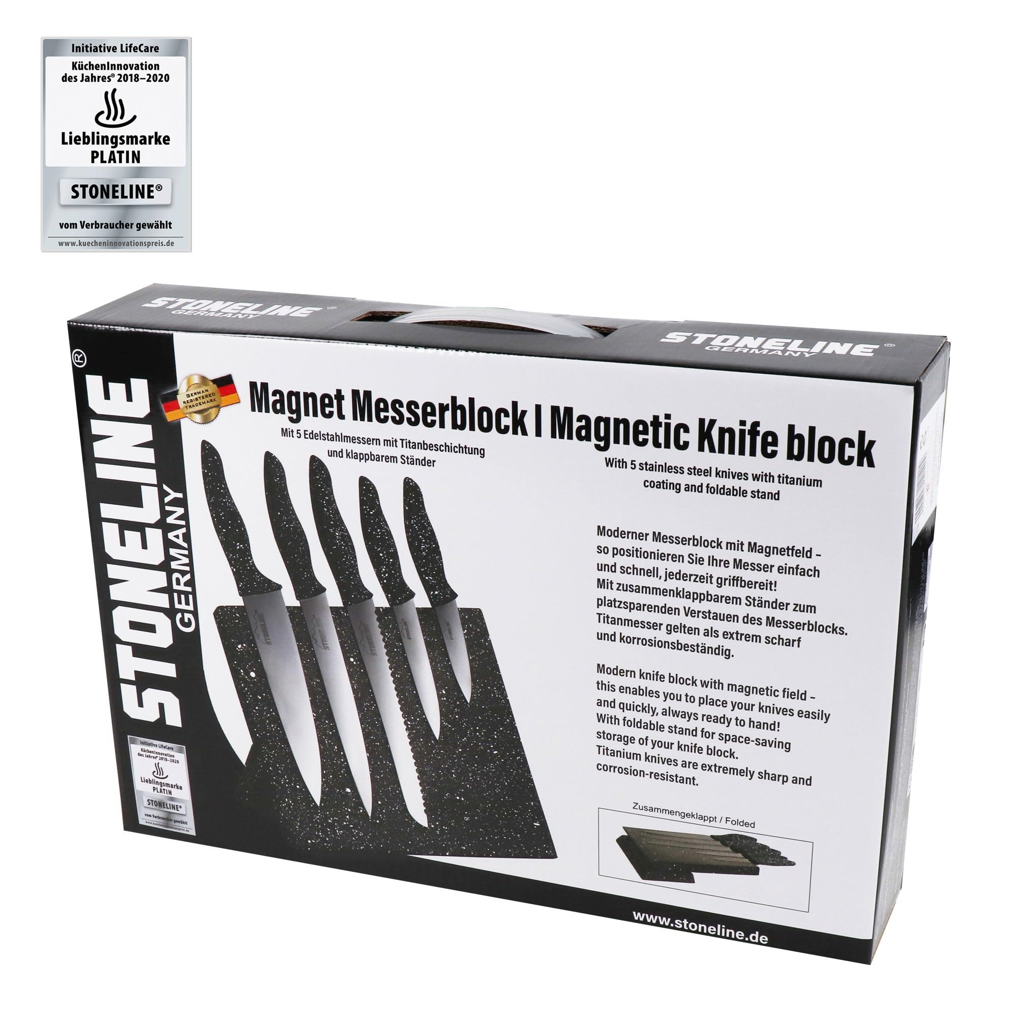 stoneline-magnet-messerblock-5-tlg-edelstahl-messerset-titan image 7