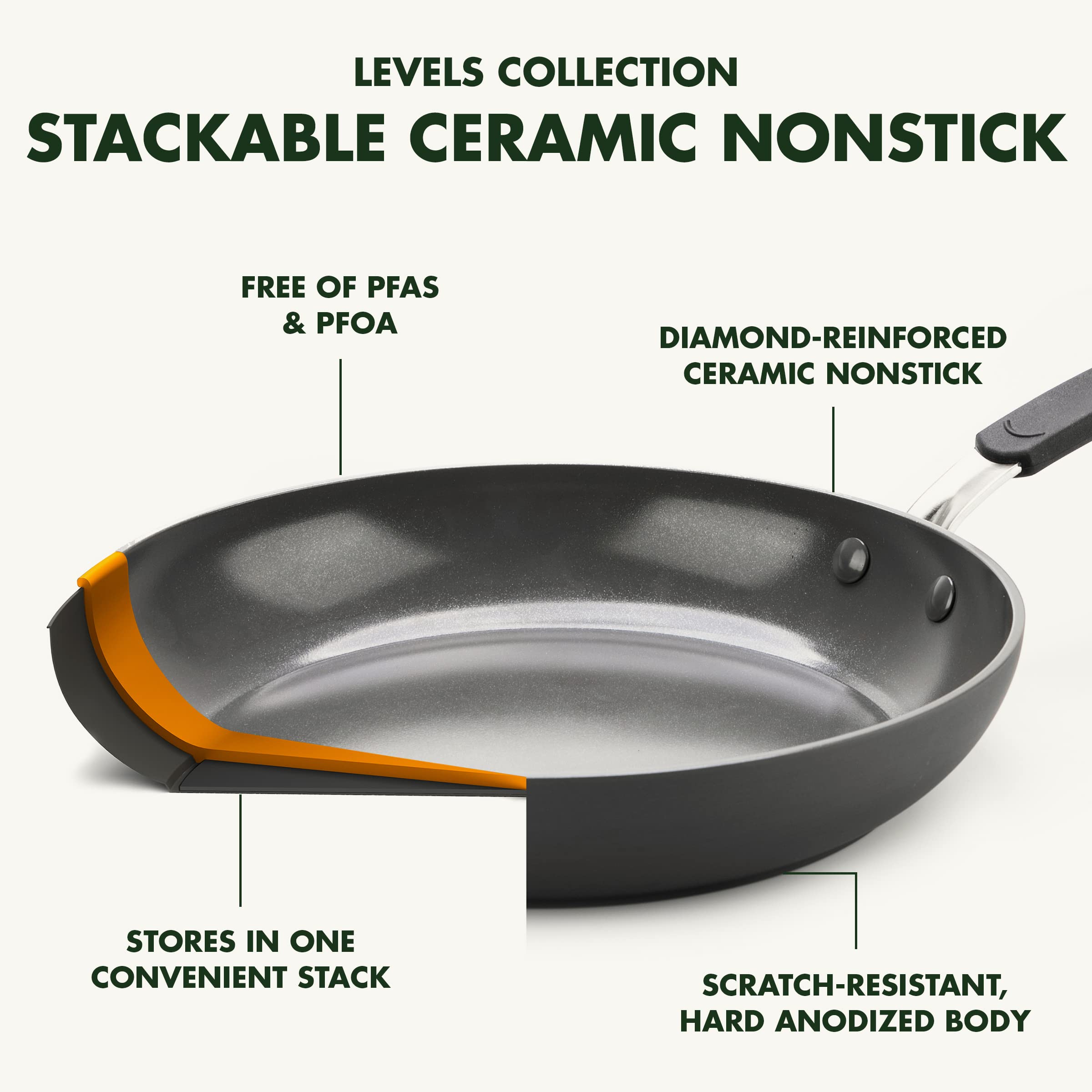 greenpan-levels-stielkasserolle-20-cm-3-4-liter-mit-siebdeckel-pfas-frei-grau image 3