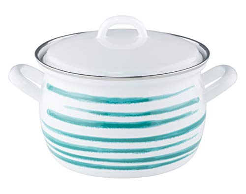riess-country-fleischtopf-mit-deckel-16-cm-1-5-liter-gr-n-geflammt image 5