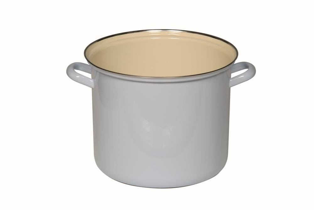 riess-topf-mit-chromrand-emaille-blau-24-cm-8-liter image 1