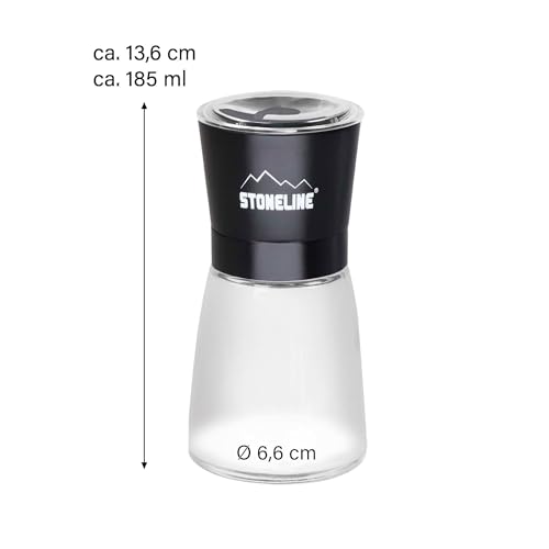 stoneline-gew-rzm-hle-salz-und-pfefferm-hle-manuell-2-teiliges-set-185-ml-schwar image 6