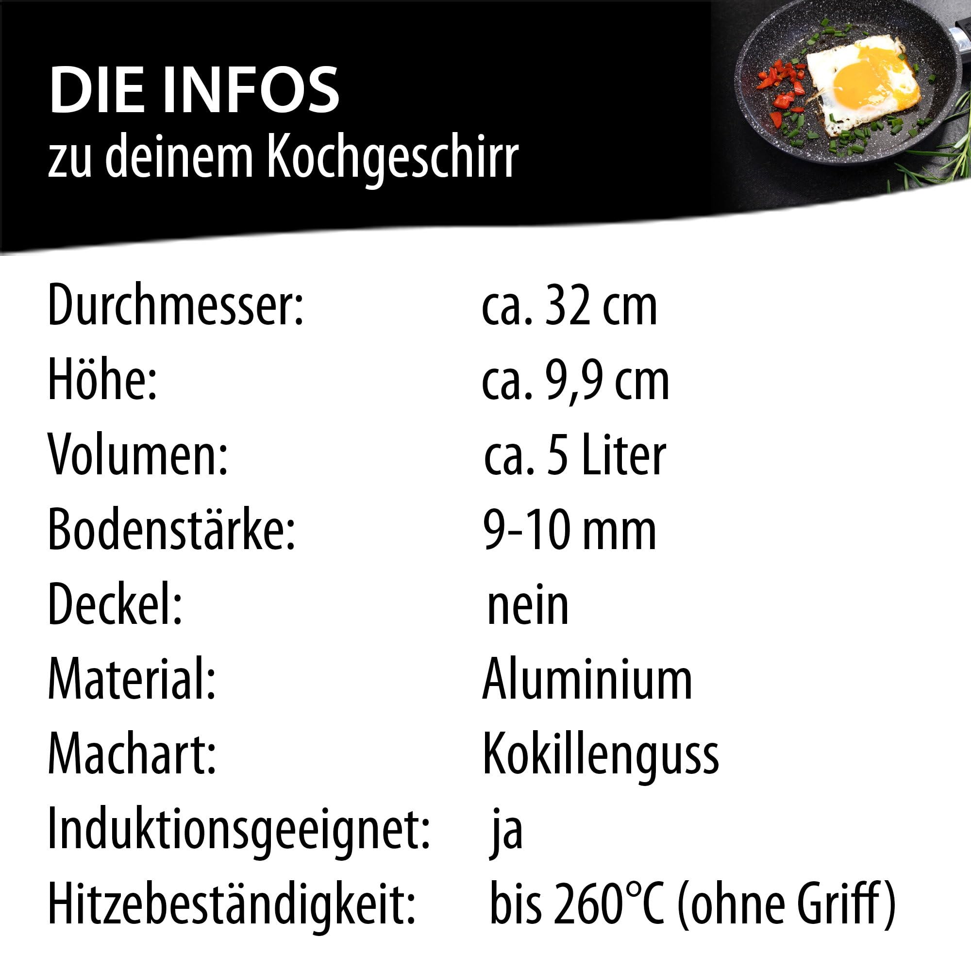 stoneline-wok-made-in-germany-32-cm-5-3-l-mit-abnehmbarem-griff-grau image 3