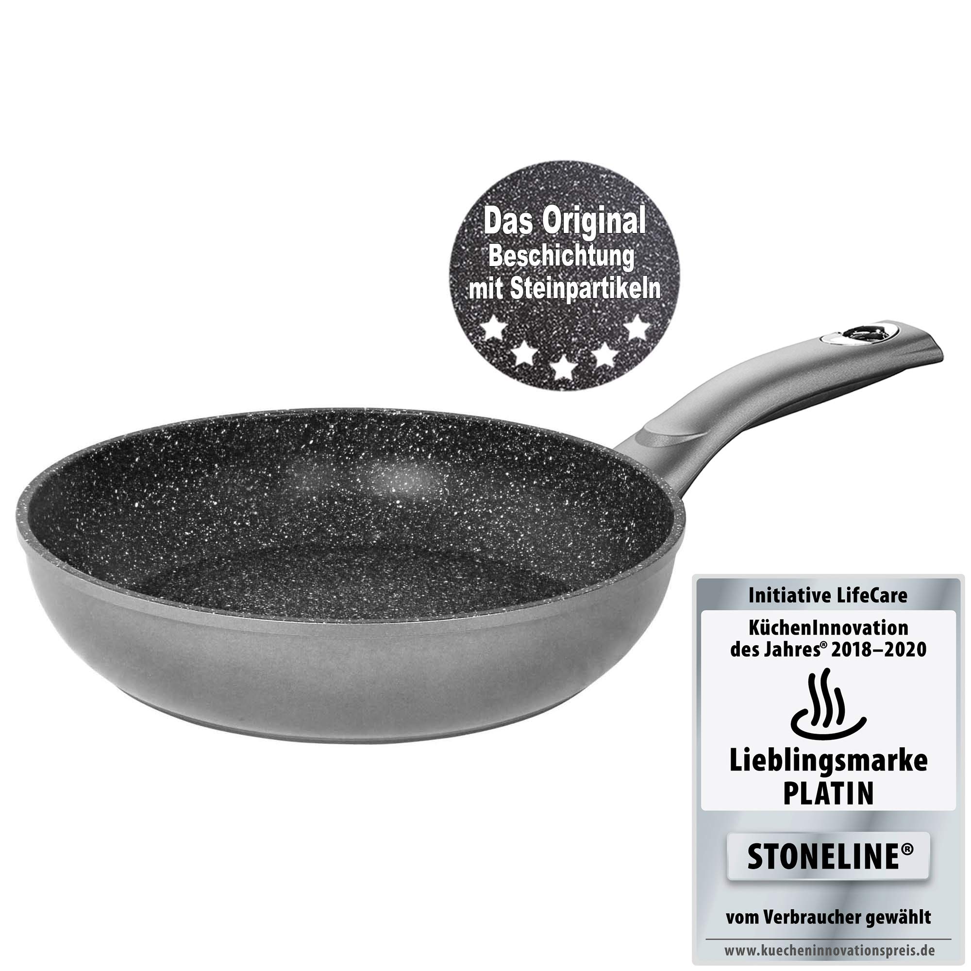 stoneline-gourmundo-schmorpfanne-24-cm-hoher-rand-antihaft-pfanne-mit-steinparti image 7