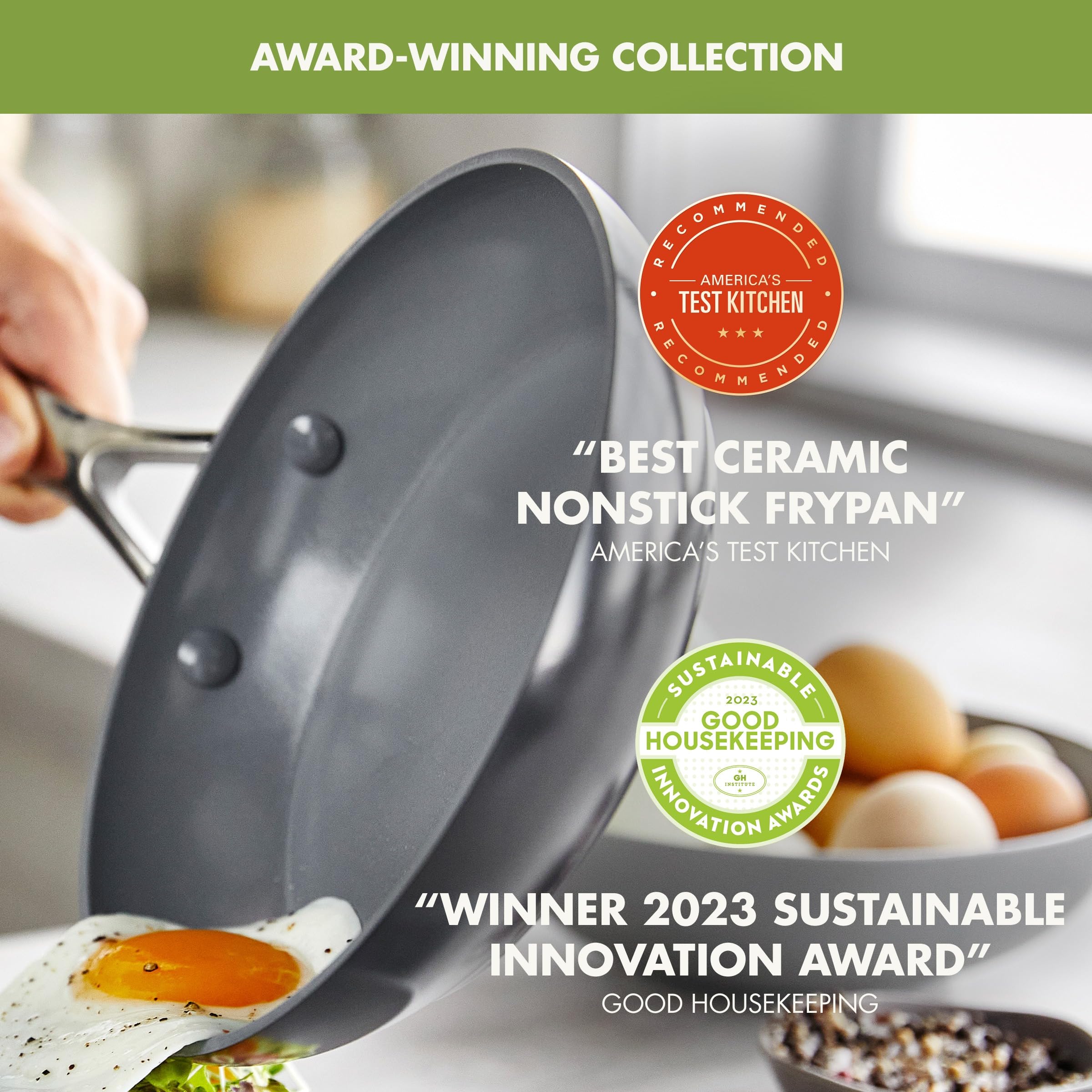 greenpan-valencia-pro-wok-30-cm-4-7-liter-gesunde-keramik-antihaft-grau image 2
