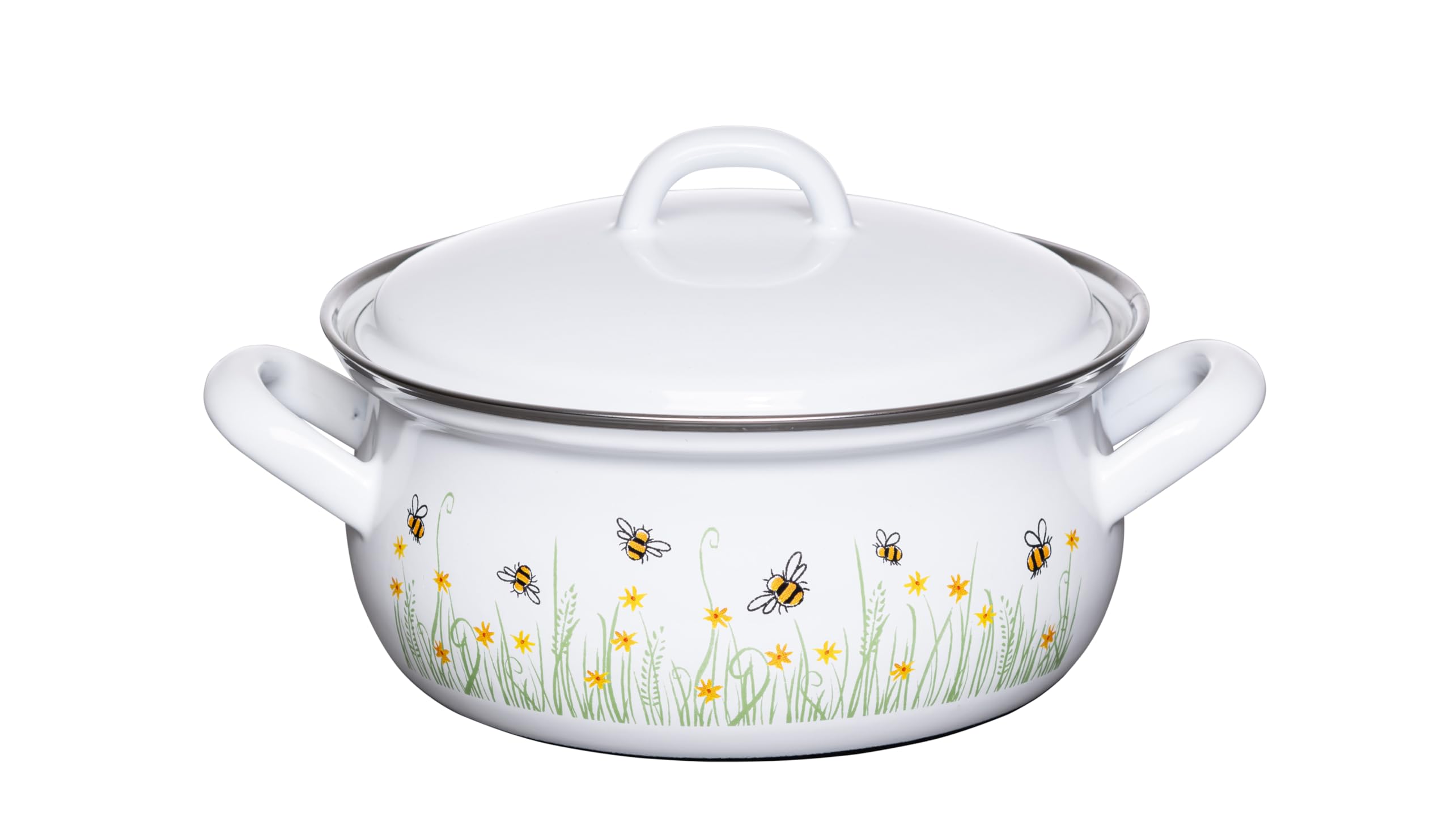 riess-gmunder-streublumen-kasserolle-16-cm-1-2-l-emaille-mit-deckel image 3