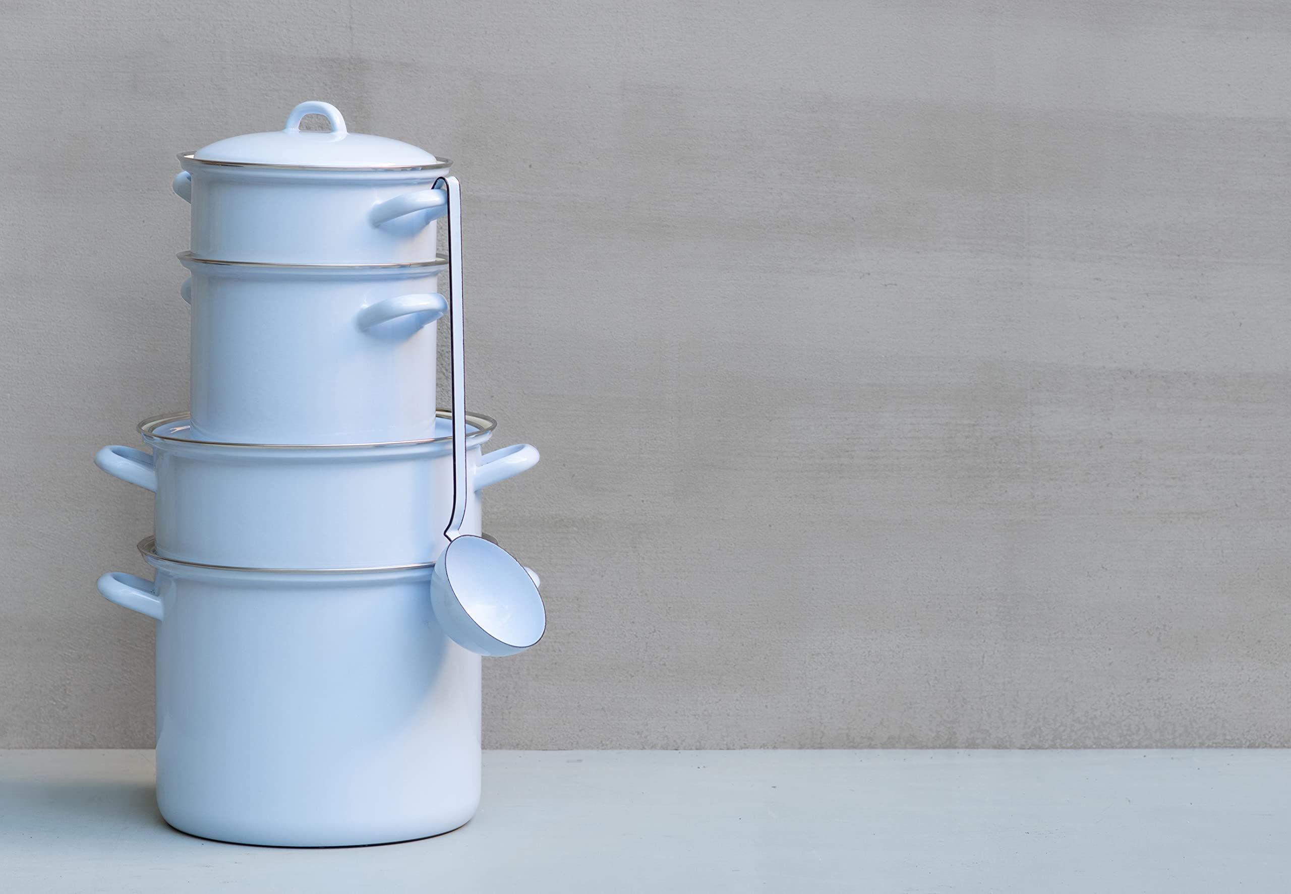 riess-topf-mit-chromrand-18-cm-bunt-pastell-emaille-3-0-liter image 2