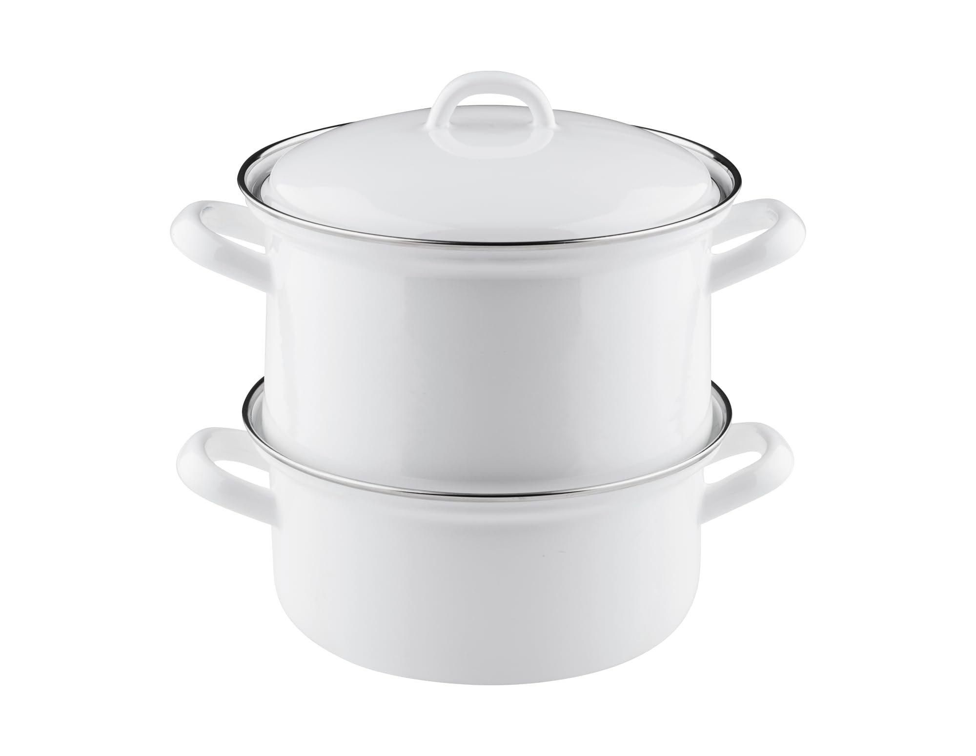riess-kartoffelkocher-mit-emaildeckel-18-classic-weiss-18-cm-emaille image 1