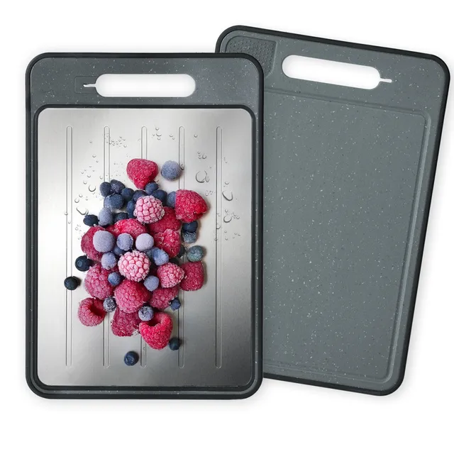 stoneline-auftaubrett-schneidebrett-mit-auftau-funktion-36-5-x-25-cm-2-in-1-defr image 1
