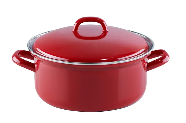riess-0129-030-kasserolle-mit-deckel-18-cm-1-5-liter-ceramic-glas-red-emaille image 1