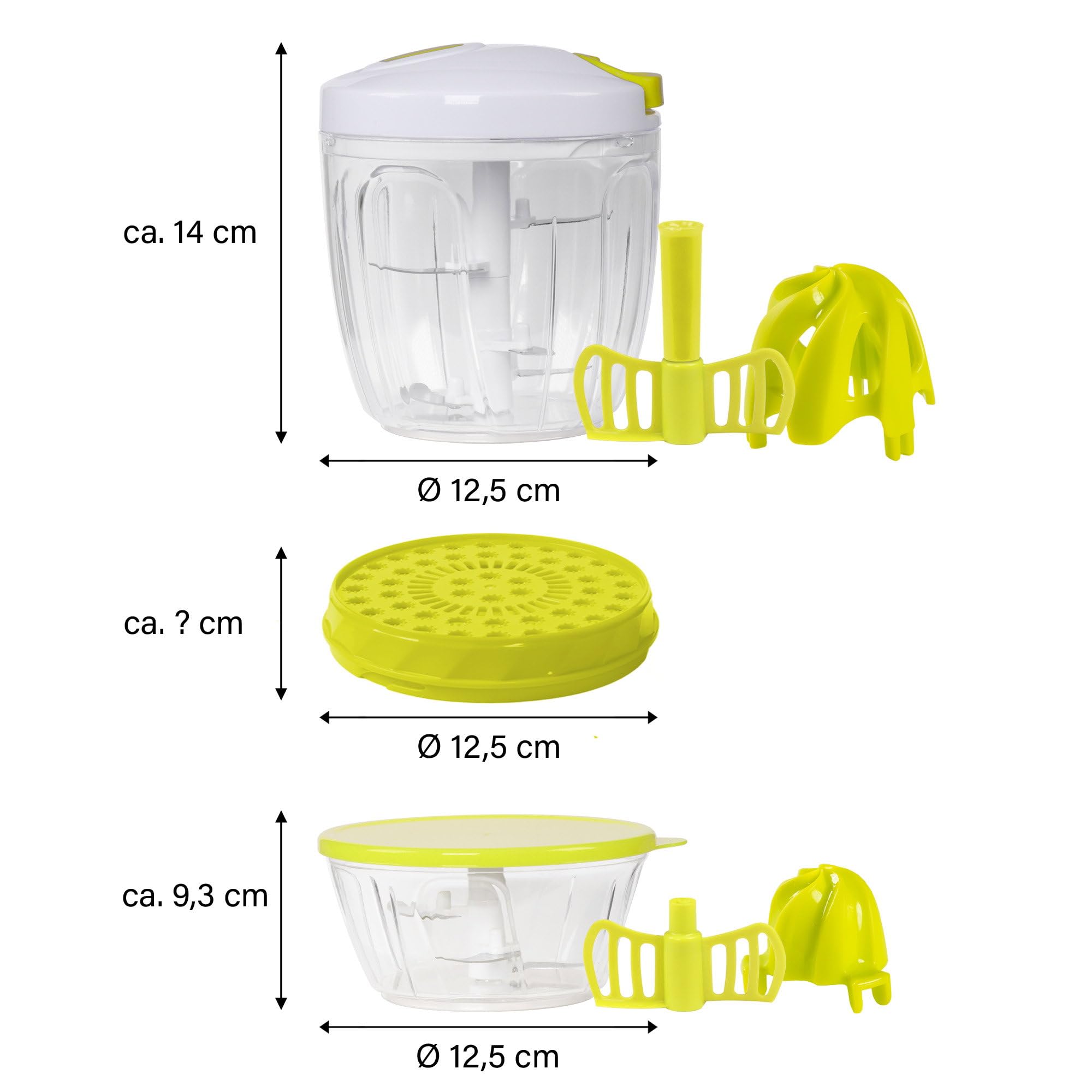 stoneline-multi-zerkleinerer-12-teilig-900-400-ml-gr-n-manuell image 6