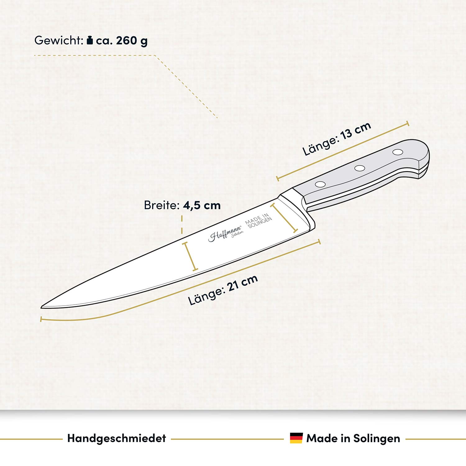 hoffmann-germany-klassik-serie-chefmesser-21-cm-handgeschmiedet-in-solingen image 3