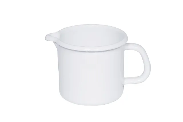 riess-schnabeltopf-0040-033-12-cm-1-0-l-wei-emaille-mit-deckel image 1