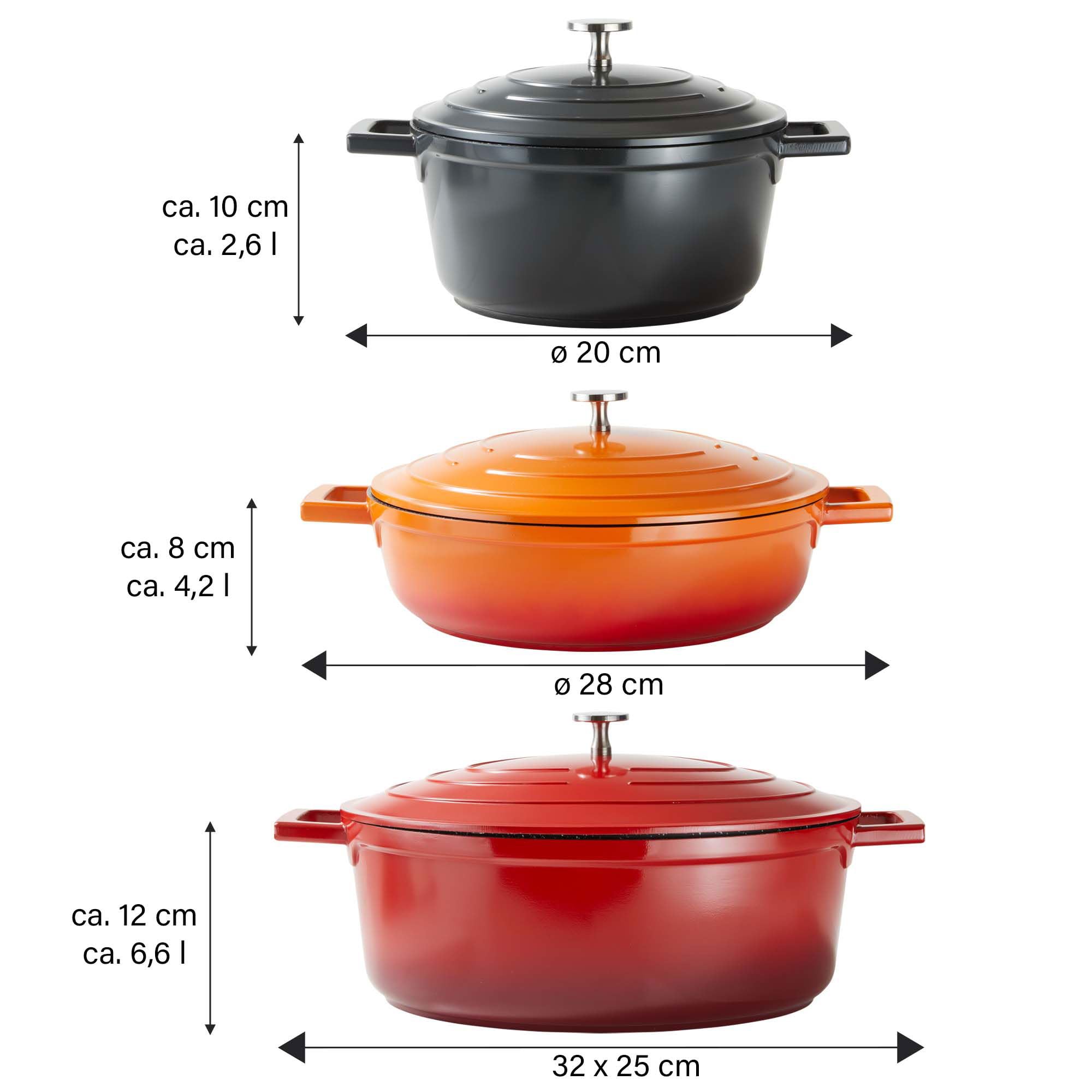 stoneline-cocotte-br-ter-mit-deckel-20-cm-2-6-l-aluguss-antihaft-topf-schwarz image 7