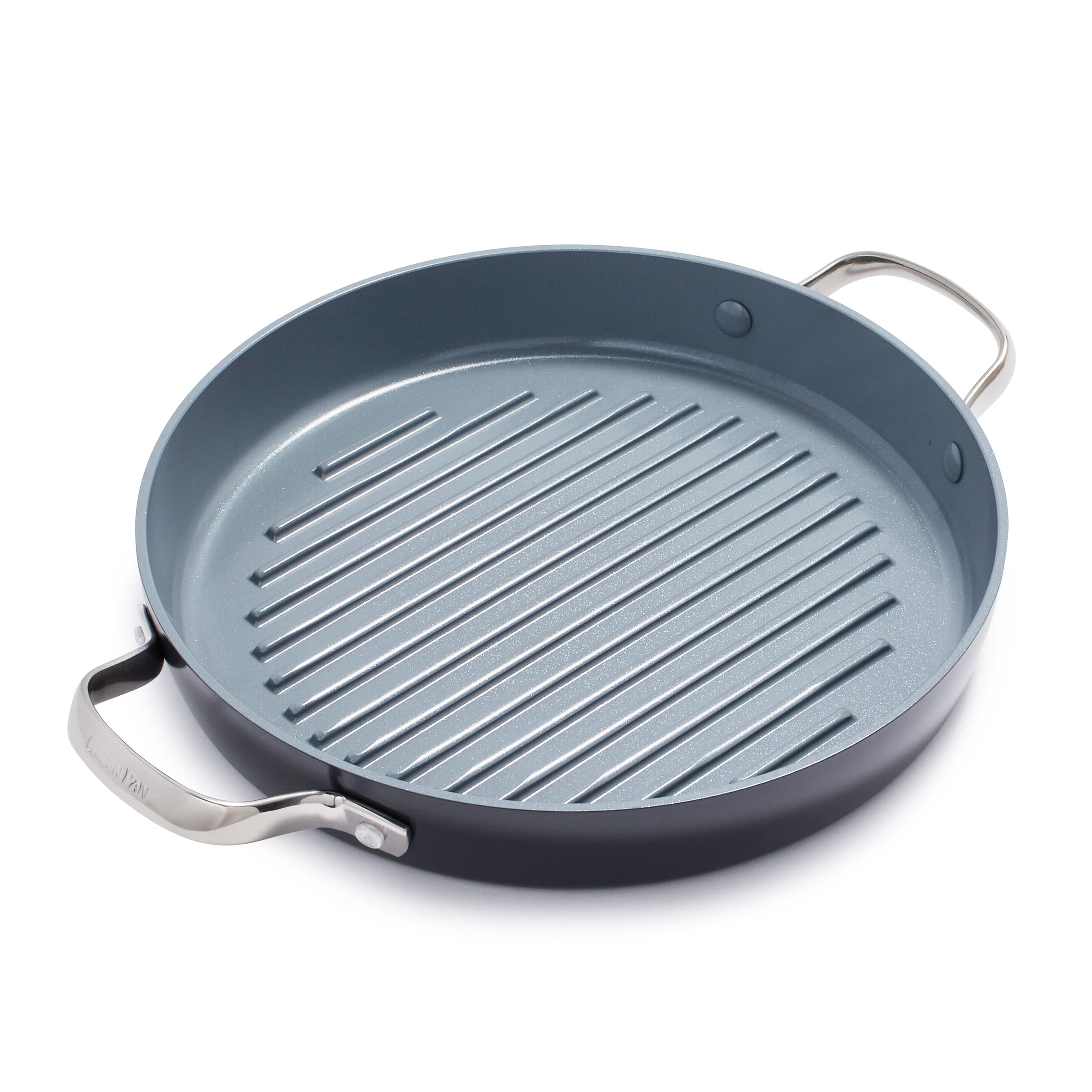 greenpan-valencia-pro-grillpfanne-28-cm-rund-pfas-frei-harteloxiert-grau image 1
