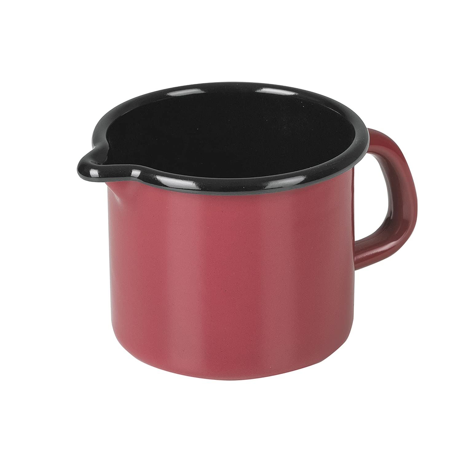 riess-color-rot-schnabeltopf-9-cm-0-5-l-emaille-mit-deckel image 1