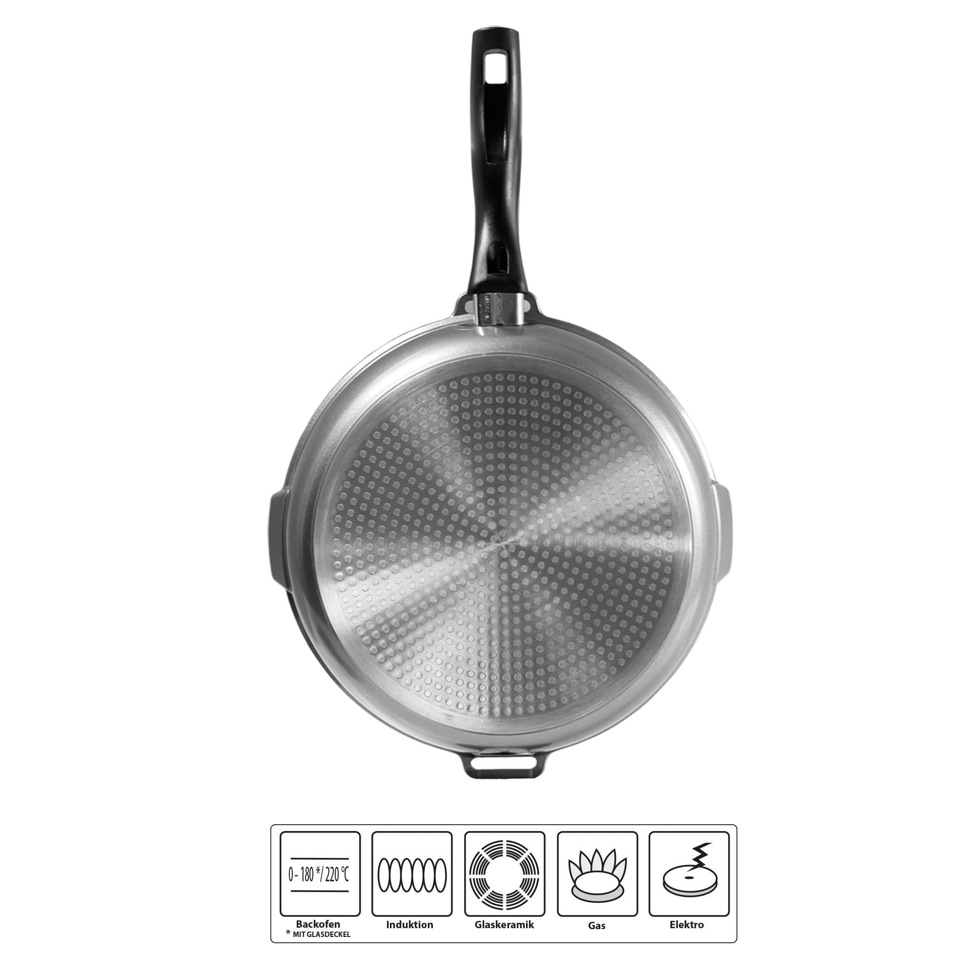 stoneline-future-schmorpfanne-24-cm-hoher-rand-mit-siebglasdeckel-induktion image 2