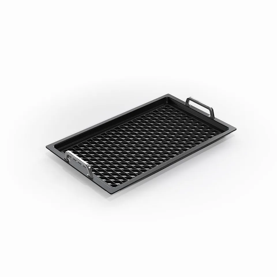 amt-gastroguss-gn-1-1-bbq-grillrost-offen-53-x-32-5-cm-mit-bbq-muster image 1