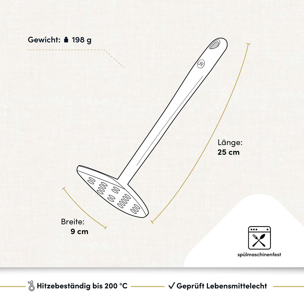 hoffmann-germany-kartoffelstampfer-mit-robustem-edelstahlkern-klassik-serie image 3