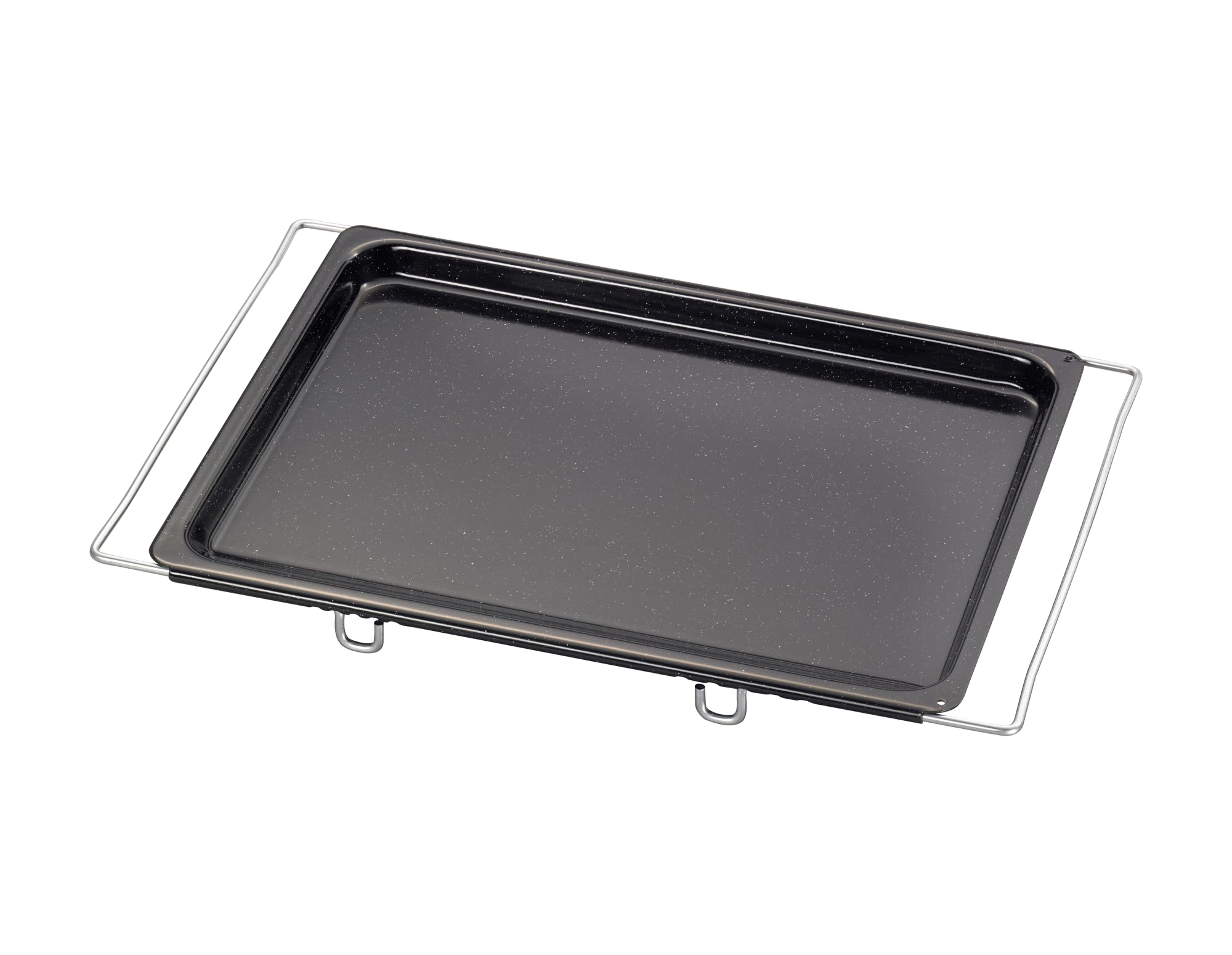 riess-classic-backblech-multiflex-verstellbar-41-51-x-33-cm-emaille-schwarz image 1