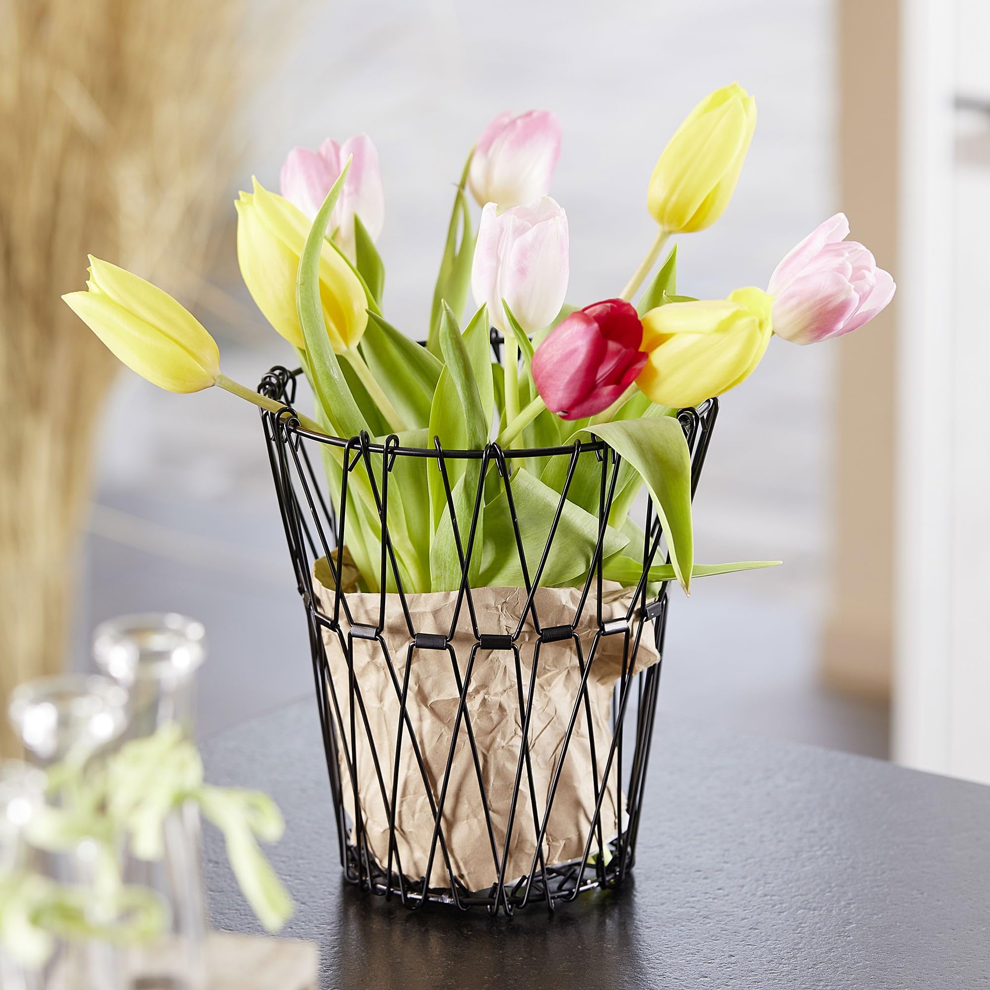 stoneline-flexi-korb-faltbarer-obstkorb-31-cm-schwarz image 3