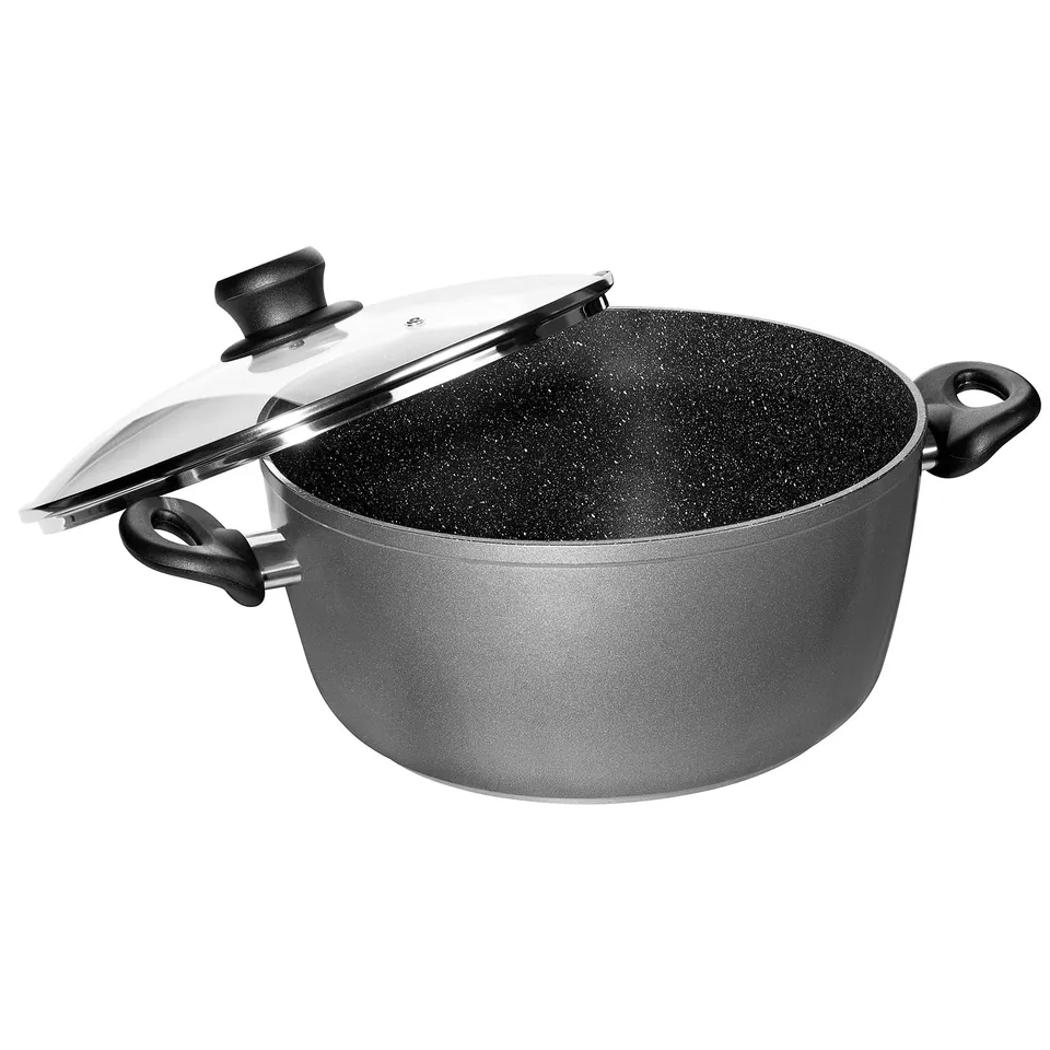 stoneline-xxl-aluguss-kochtopf-28-cm-7-l-mit-deckel-grau image 1