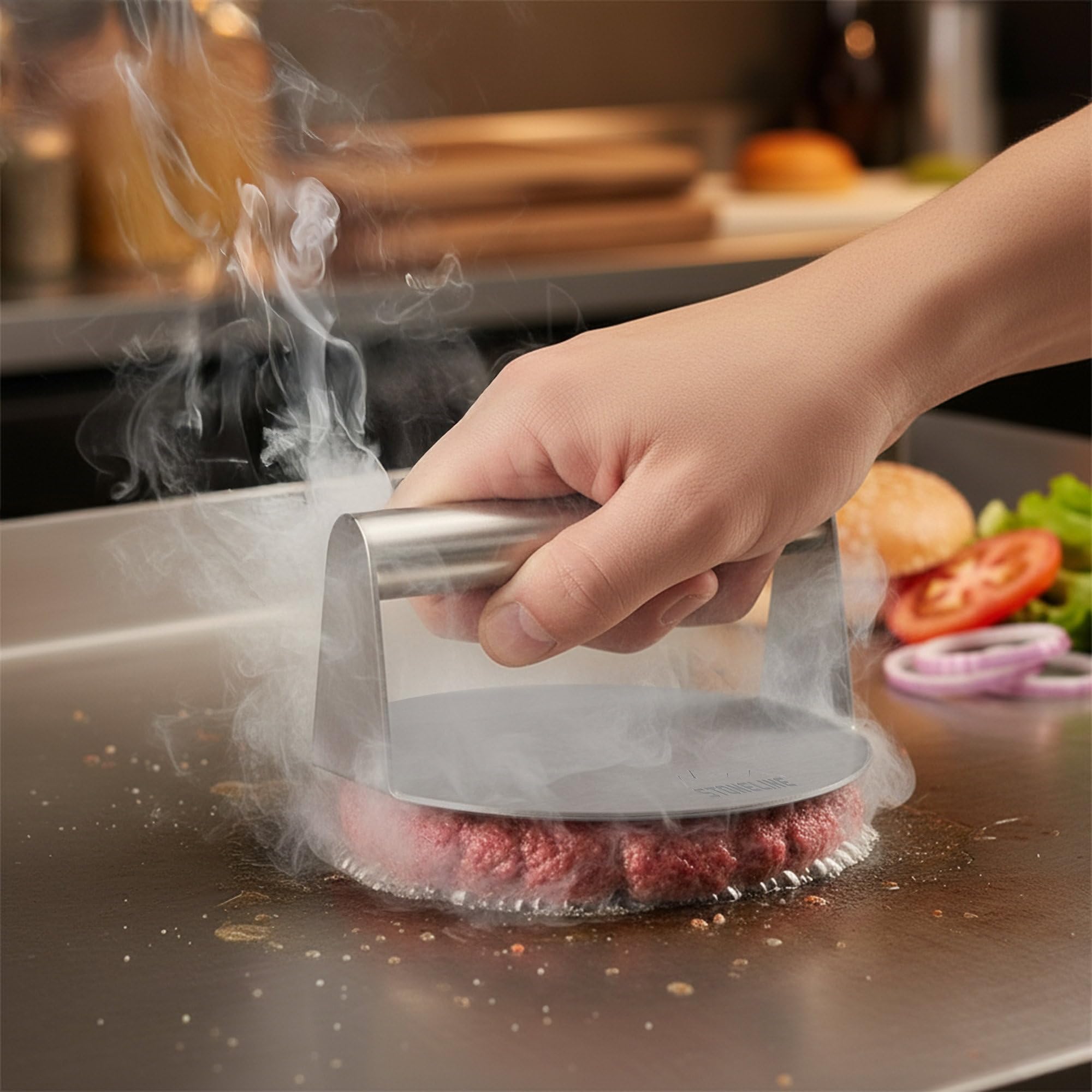 stoneline-burger-smasher-edelstahl-14-cm-rund-burgerpresse-f-r-smashed-burger image 3