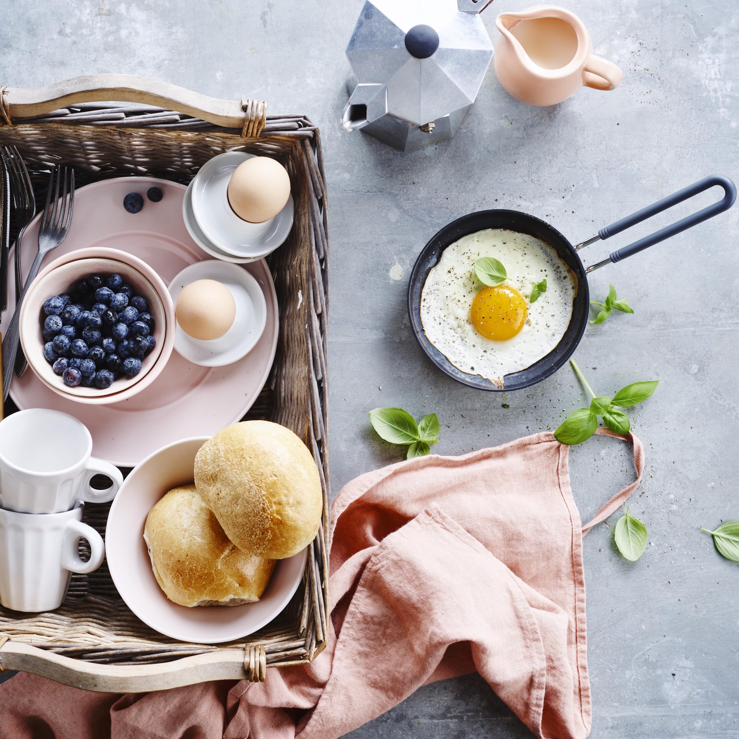 greenpan-mini-pfanne-14-cm-keramik-antihaft-silber-edelstahlgriff image 2