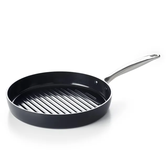 greenpan-prime-midnight-grillpfanne-27-9-cm-schwarz-keramik-antihaft image 1