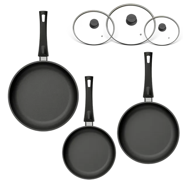 hoffmann-germany-stoniq-bratpfannen-trio-20-24-28-cm-pfas-frei-mit-glasdeckel image 1