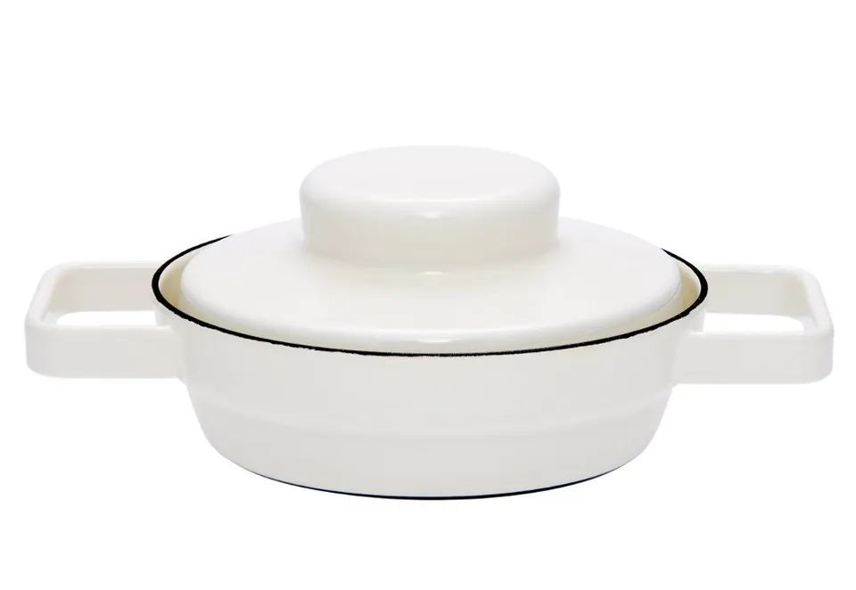 riess-aromapots-pfanne-mit-deckel-16-cm-pure-white-emaille image 1