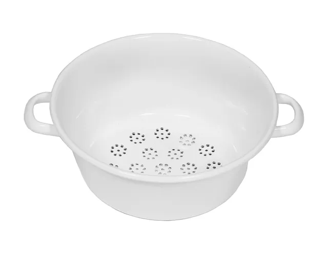 riess-classic-weiss-gem-sesieb-26-cm-emaille-wei-mit-2-griffen image 1