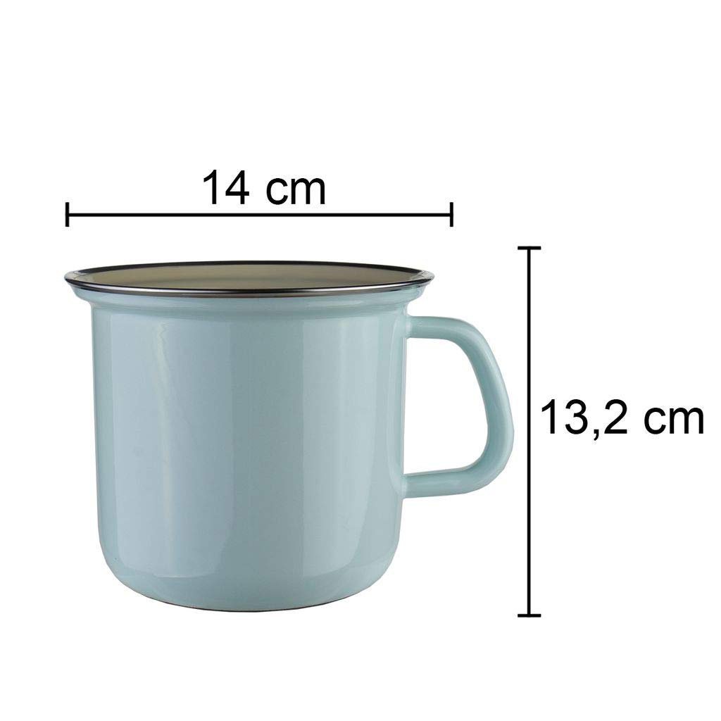 riess-classic-topf-mit-chromrand-14-cm-t-rkis-1-5-liter-emaille image 2