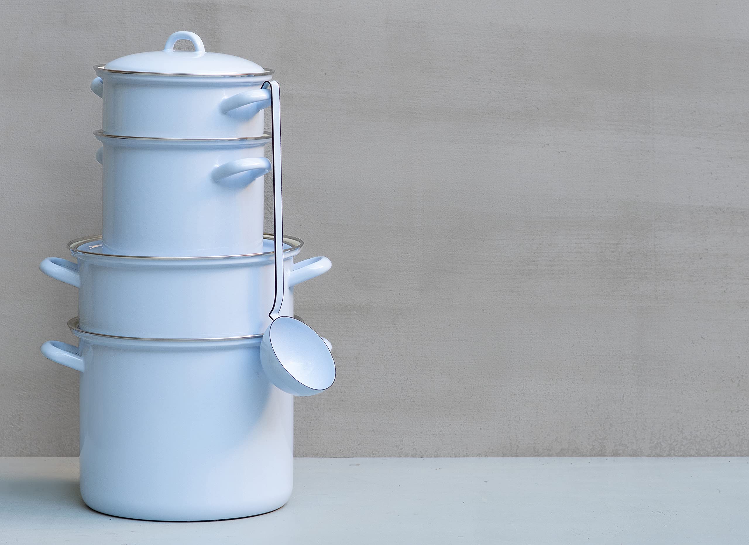 riess-classic-bunt-pastell-deckel-9-cm-emaille-blau image 2