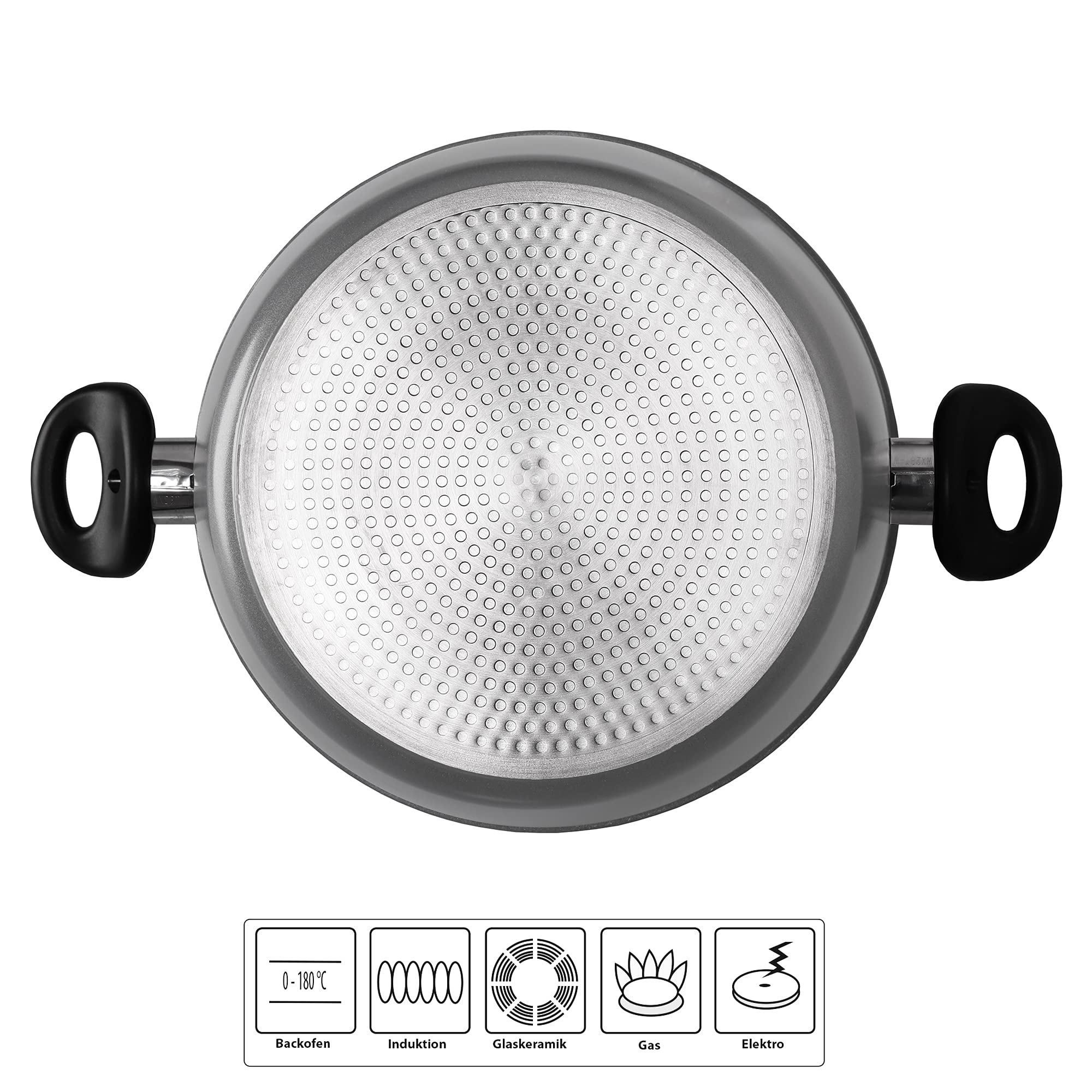 stoneline-xxl-aluguss-kochtopf-28-cm-7-l-mit-deckel-grau image 2