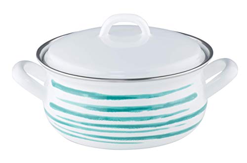 riess-country-kasserolle-bratentopf-mit-deckel-16-cm-1-liter-gr-n-geflammt image 5