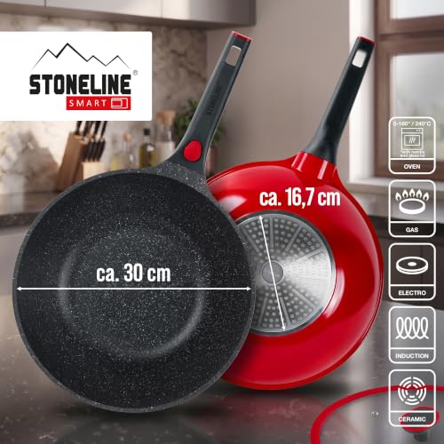 stoneline-smart-wokpfanne-30-cm-4-8-l-mit-deckel-und-abnehmbarem-griff-rot image 7