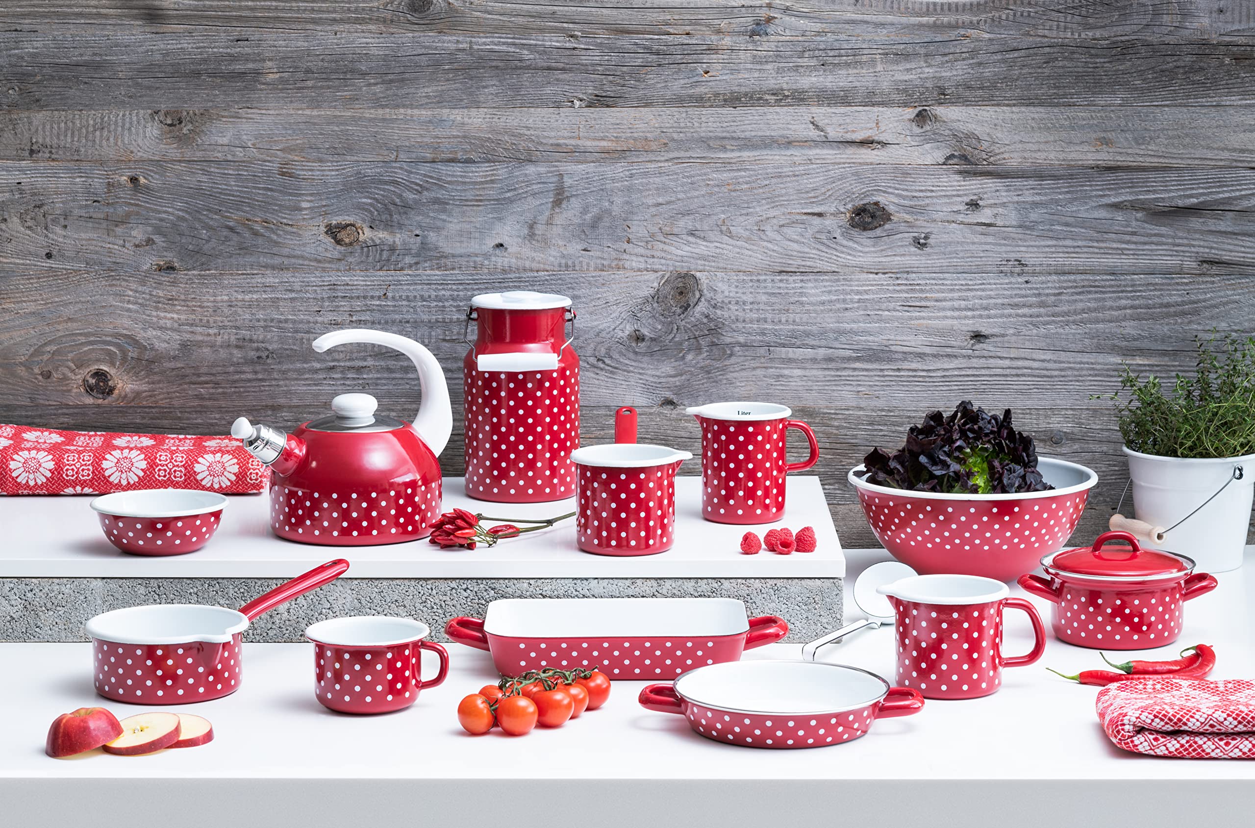 riess-p-nktchen-rot-kasserolle-mit-deckel-14-cm-0-8-liter-emaille image 3