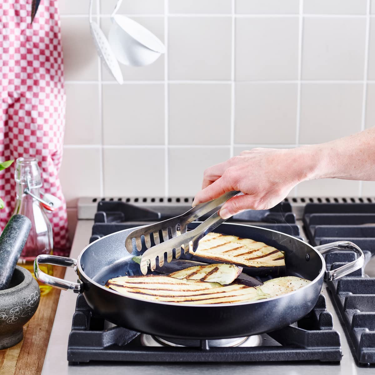 greenpan-essentials-grillpfanne-rund-28-cm-schwarz-pfas-frei-keramik image 3