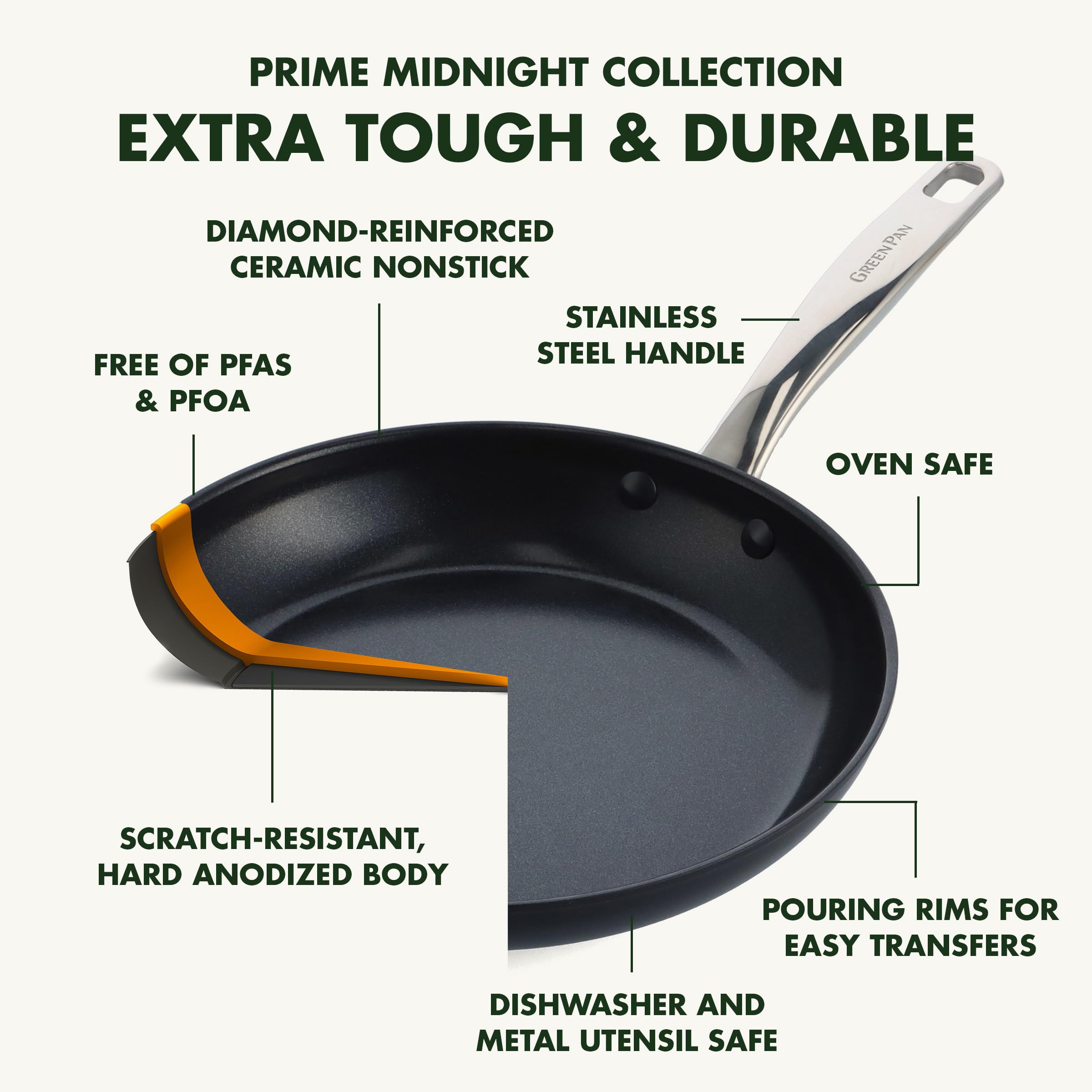 greenpan-prime-midnight-bratpfanne-12-zoll-ca-30-5-cm-keramik-antihaft-schwarz image 4