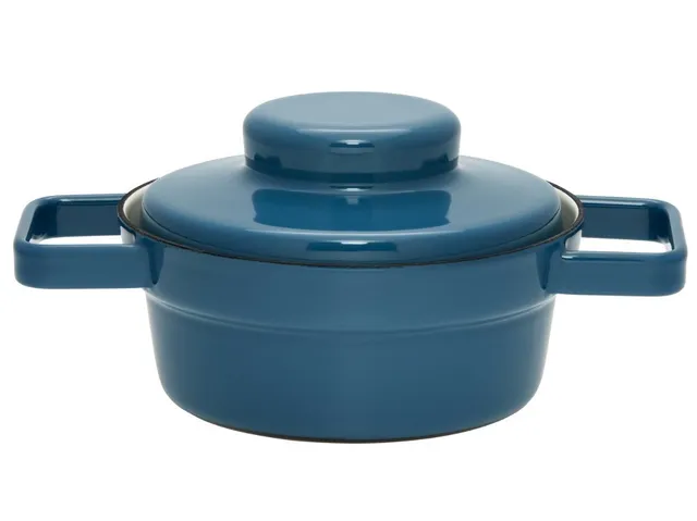 riess-aromapots-kasserolle-mit-deckel-16-cm-0-5-l-silent-blue-emaille image 1