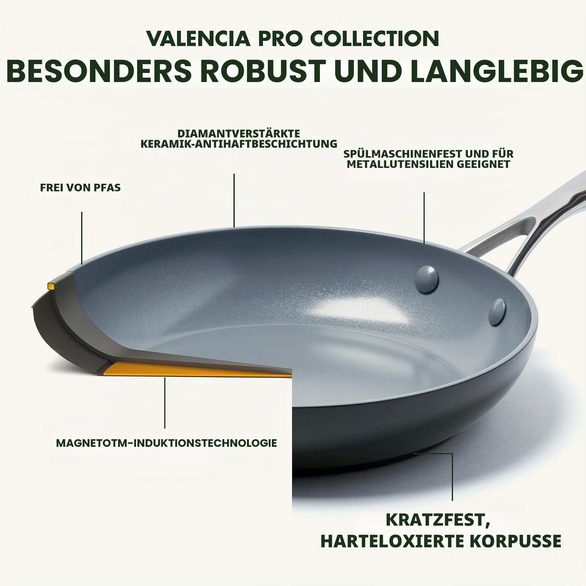 greenpan-valencia-pro-bratpfanne-26-cm-harteloxiert-keramik-antihaft-grau image 4