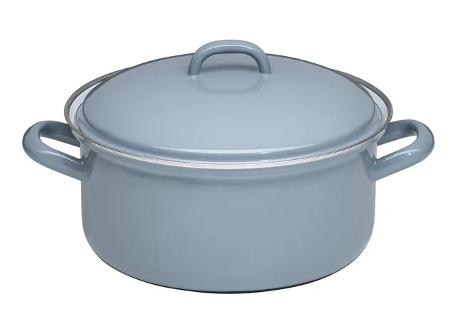 riess-pure-grey-kasserolle-mit-deckel-22-cm-3-0-l-emaille image 1