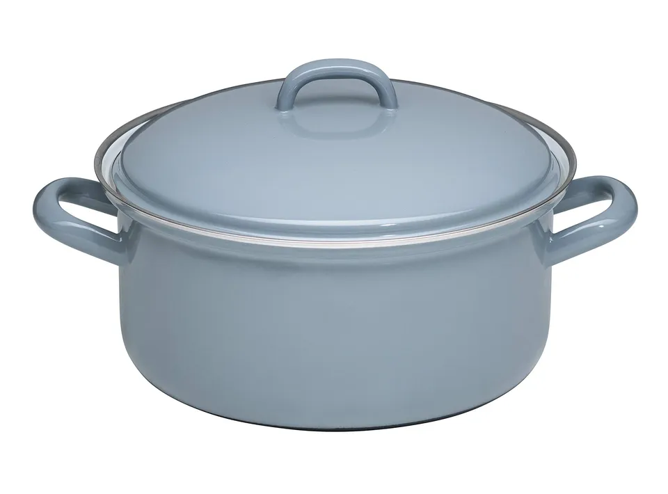 riess-pure-grey-kasserolle-mit-deckel-22-cm-3-0-l-emaille image 1