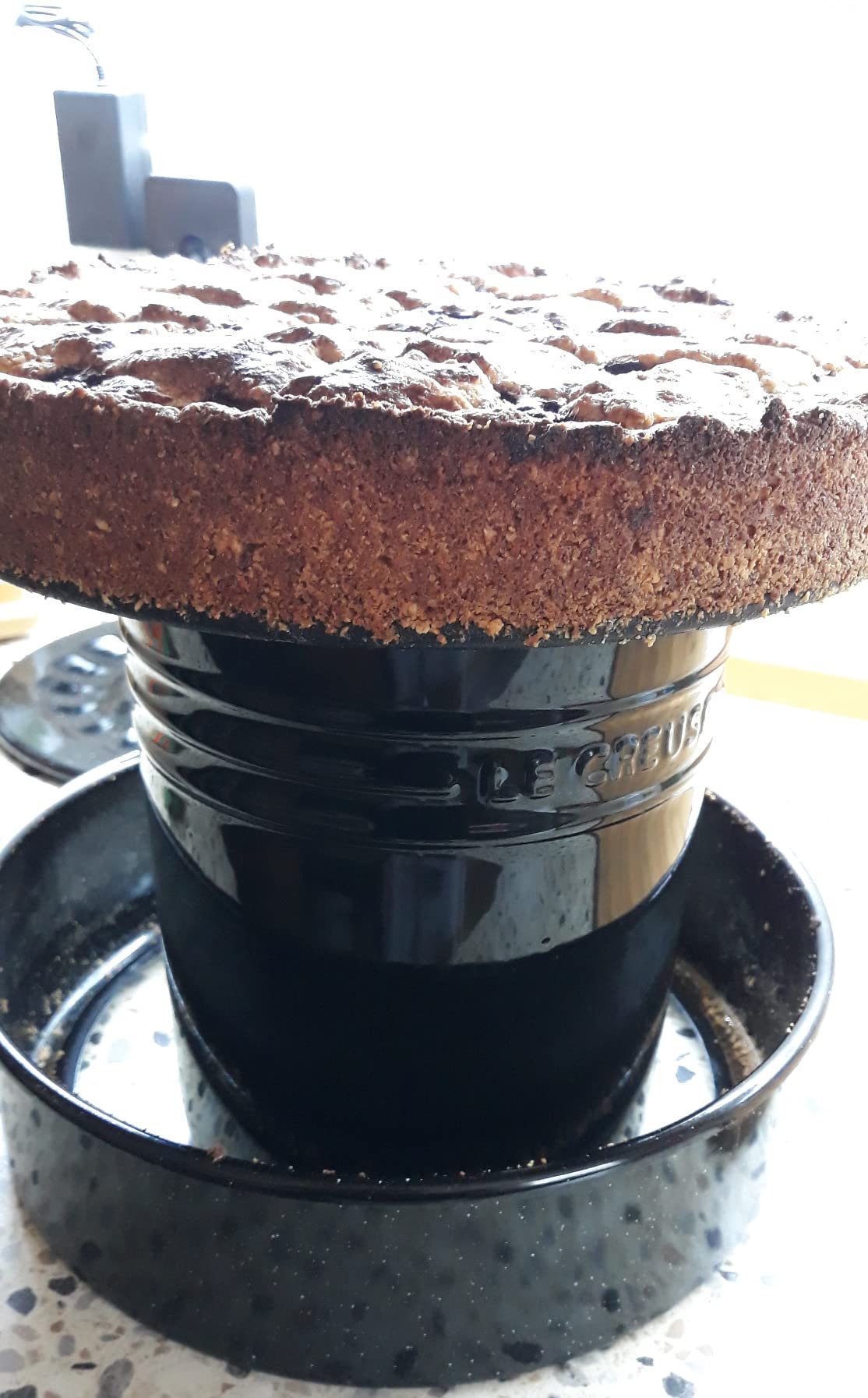 Kuchen wird gleichmäßig braun