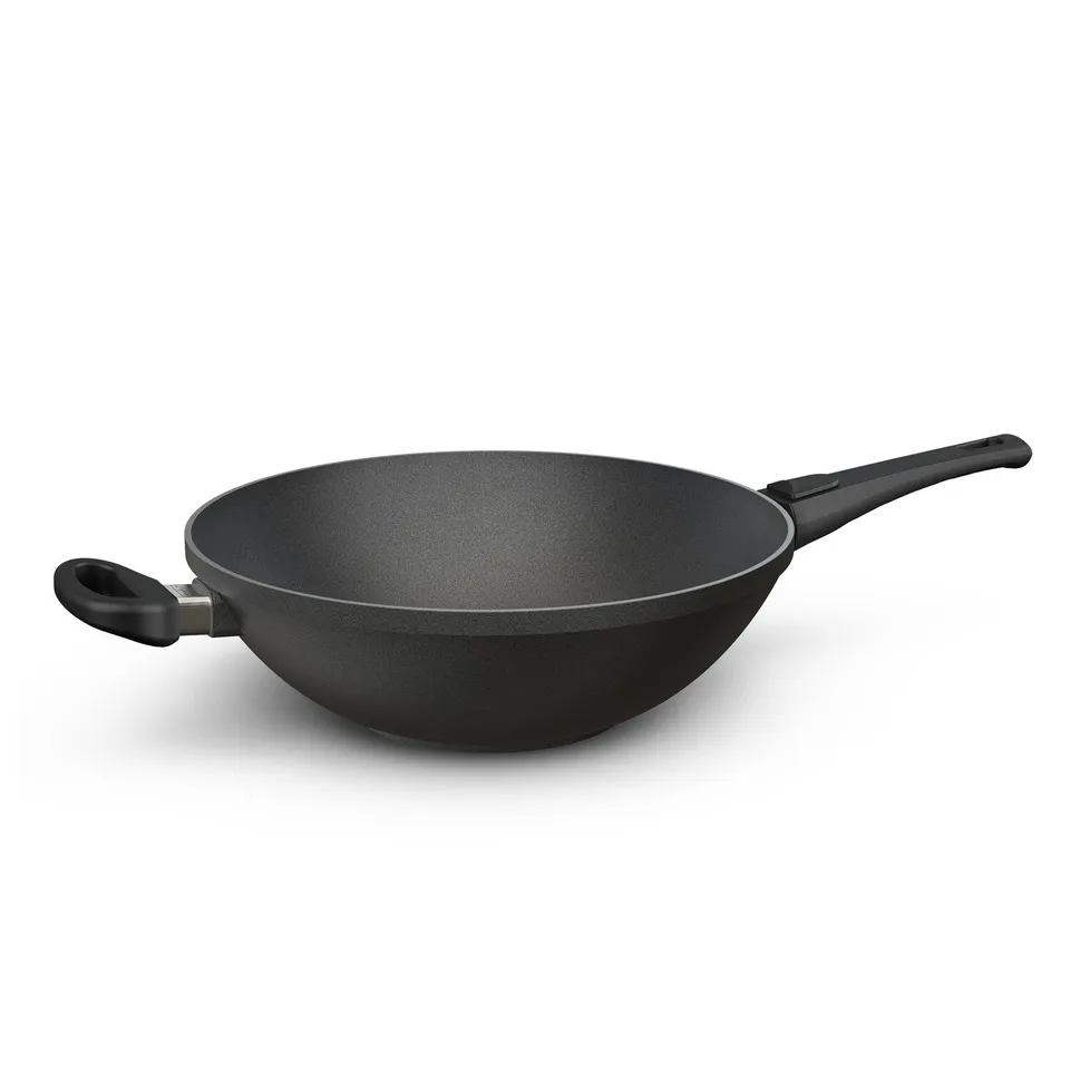 hoffmann-germany-klassik-wokpfanne-32-cm-aluguss-deckel-optional image 1