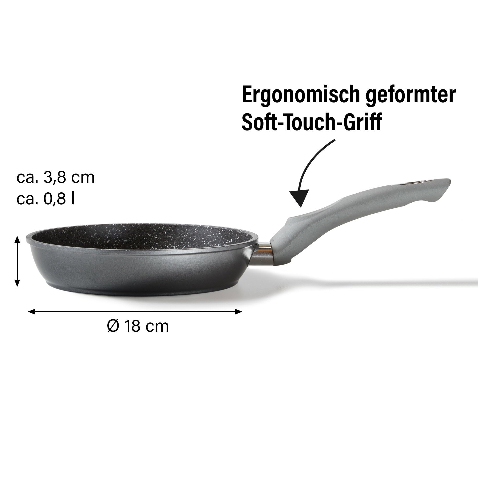 stoneline-gourmundo-bratpfanne-18-cm-antihaft-mit-steinpartikeln-grau image 6