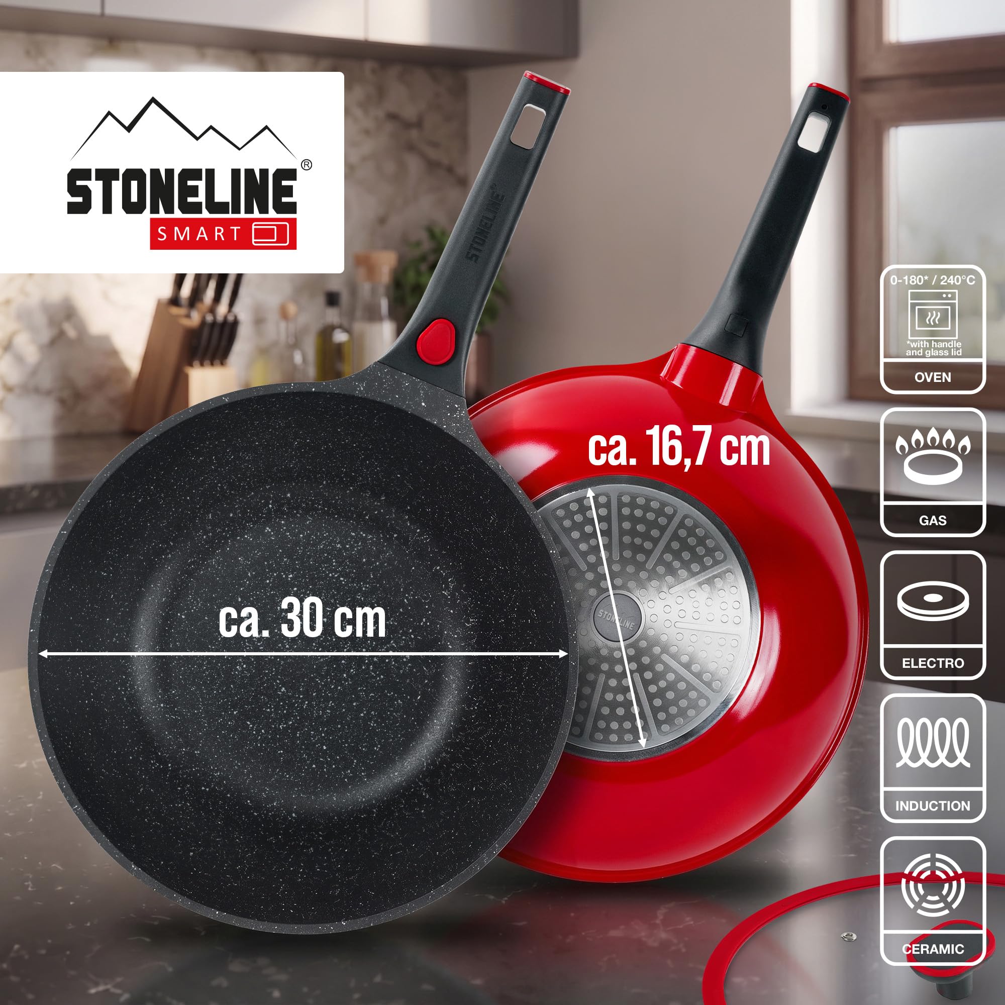 stoneline-smart-wokpfanne-30-cm-4-8-l-mit-deckel-und-abnehmbarem-griff-rot image 3