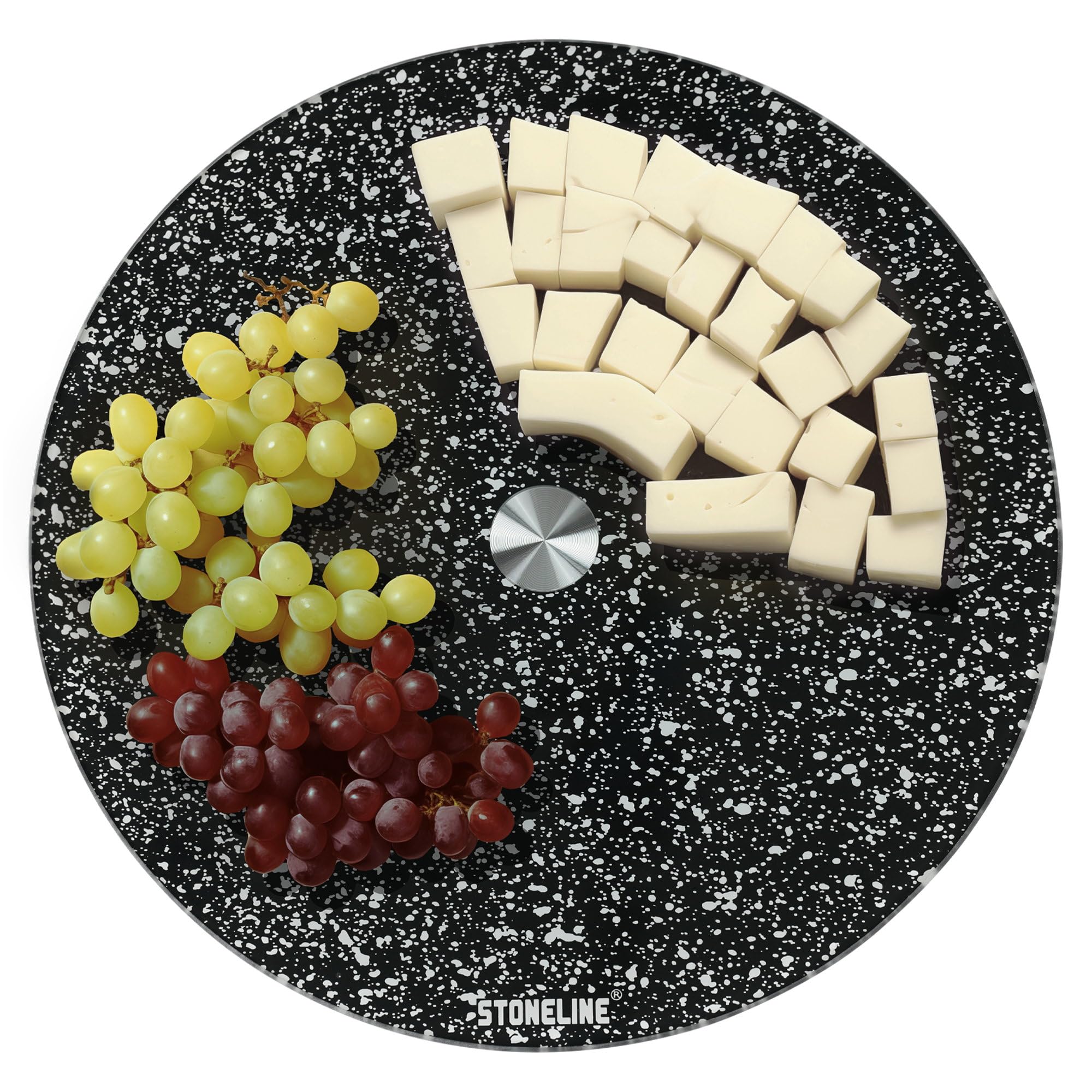stoneline-servierplatte-drehbar-32-cm-aus-glas-lazy-susan-drehteller-rund-transp image 8