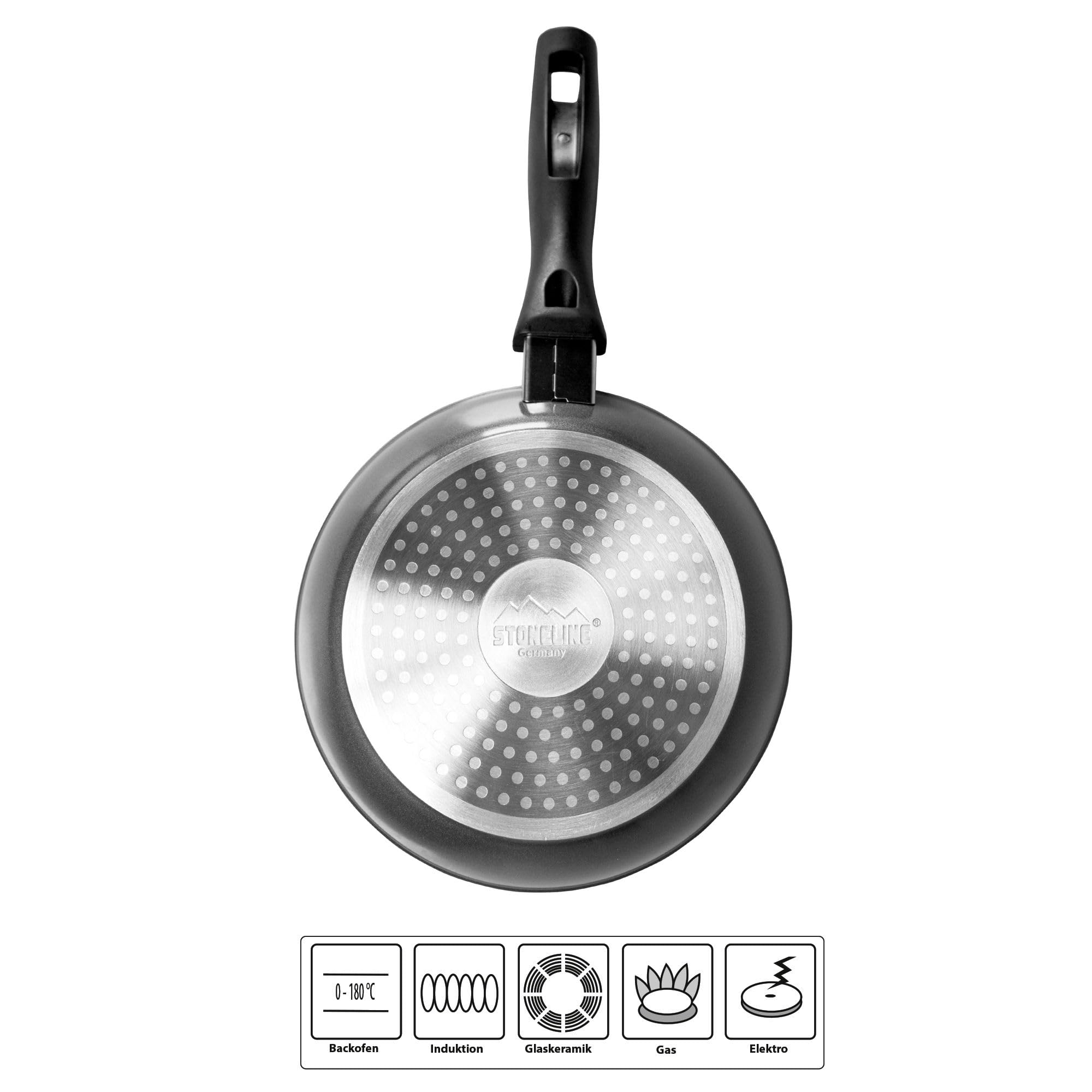 stoneline-sempre-pfannenset-3-teilig-20-28-cm-induktion-mit-pfannenwender-grau image 2