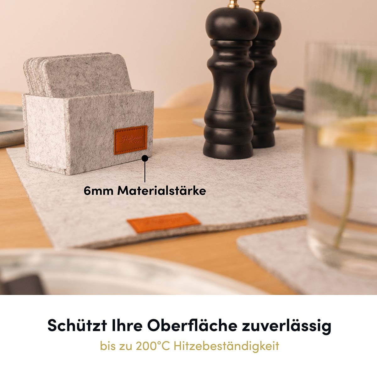 hoffmann-germany-untersetzer-10x10-cm-10-st-ck-hellgrau-mit-box image 4
